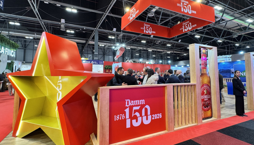 El stand de Damm en en HIP Horeca Professional Expo 2026.