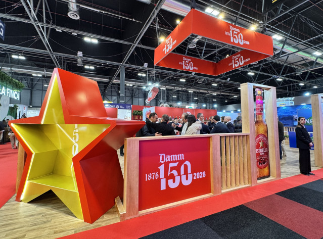 El stand de Damm en en HIP Horeca Professional Expo 2026.