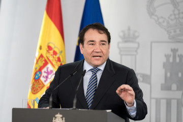 Archivo - El presidente del Instituto de Crédito Oficial (ICO), Manuel Illueca, durante la rueda de prensa para informar sobre la reunión del Comité de Crisis por el seguimiento de los efectos de l