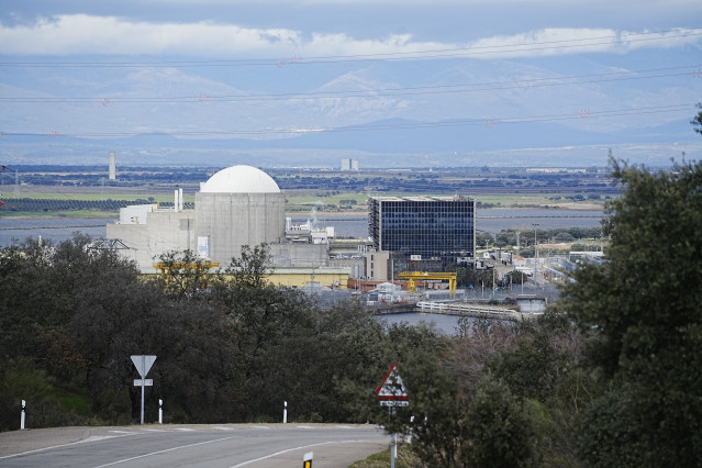 Vista de la central nuclear de Almaraz