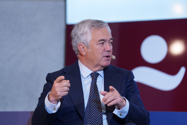 Archivo - El CEO de Abante, Santiago Satrústegui, interviene en el V Observatorio de las Finanzas organizado por El Español e Invertia, en el auditorio de la Universidad Camilo José Cela de la sede de Almagro, a 19 de marzo de 2025, en Madrid (España).