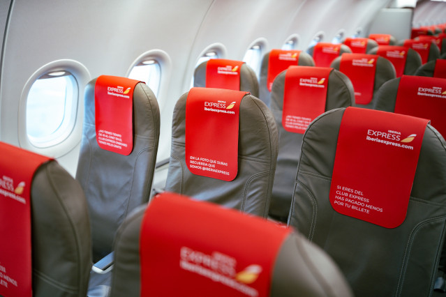 Asientos Economy de Iberia Express.