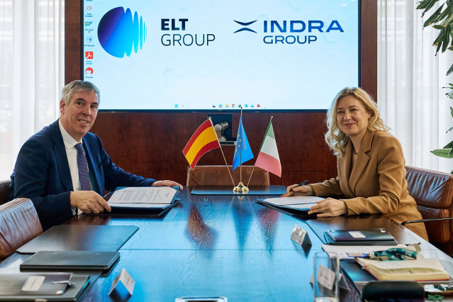 Firma entre Indra y ELT