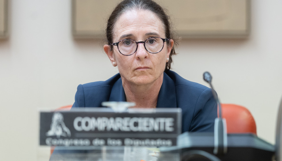 Archivo - La directora del Departamento de Seguridad Nacional del Gabinete de la Presidencia del Gobierno, Loreto Gutiérrez Hurtado, comparece en la Comisión Mixta de Seguridad Nacional, en el Congr