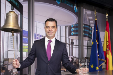 Archivo - El consejero delegado de Making Science, José Antonio Martínez Aguilar, durante la incorporación de la compañía al Euronext Growth de París