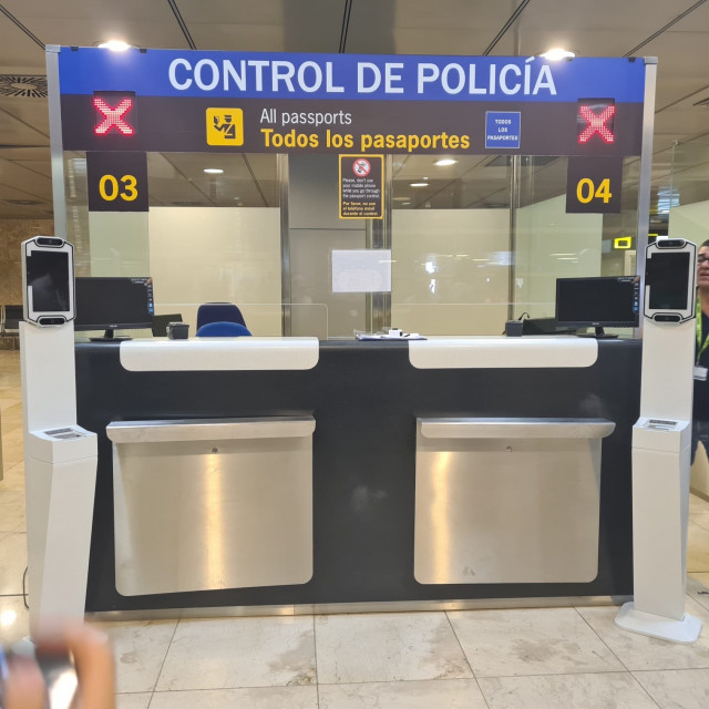 Sistema europeo de control fronterizo biométrico en España.
