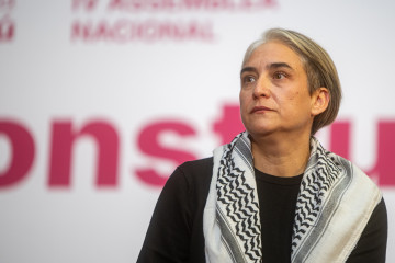 Archivo - La exalcaldesa de Barcelona y excoordinadora de Catalunya en Comú, Ada Colau, durante la Assemblea Nacional de Catalunya en Comú, en el Campus Ciutadella de la Universitat Pompeu Fabra, a 