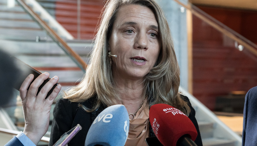 Archivo - La presidenta de Cepyme, Ángela de Miguel.