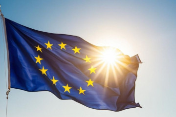 Archivo - Imagen de la bandera europea.