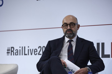 Archivo - El presidente de Adif, Luis Pedro Marco de la Peña, durante el evento Rail Live, en Ifema Madrid, a 26 de noviembre de 2025, en Madrid (España).