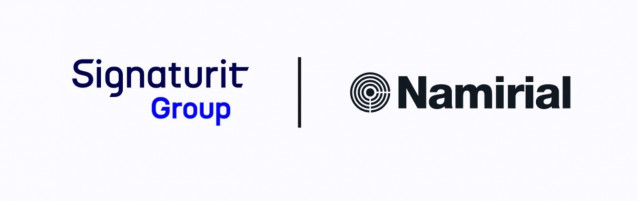 Archivo - Logos de Signaturit Group y Namirial