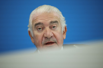 El CEO de Endesa, José Bogas, durante la presentación de los resultados 2025 y la actualización del Plan Estratégico 2026–2028, a 24 de febrero de 2026, en Madrid (España). Endesa obtuvo un ben