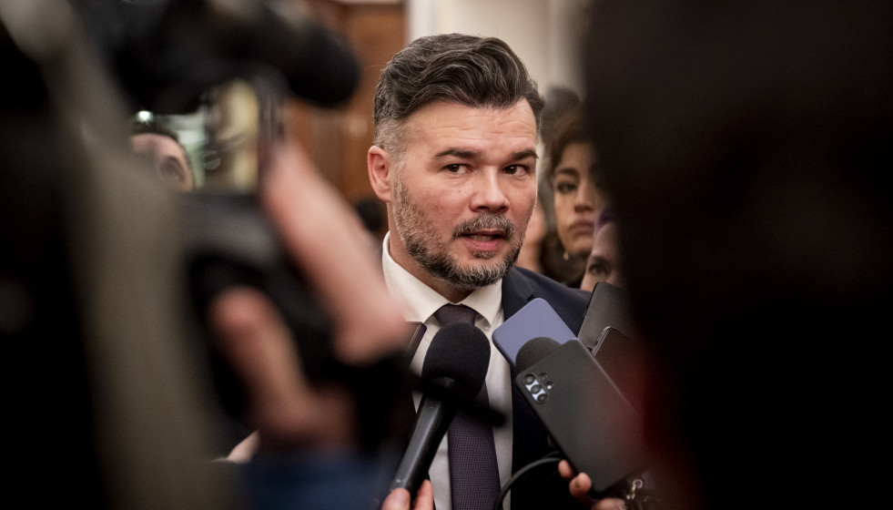 El portavoz de ERC en el Congreso, Gabriel Rufián.