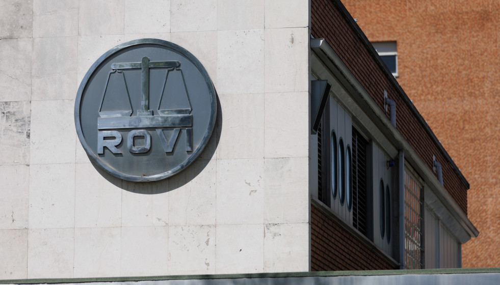 Archivo - Fachada de la sede de Laboratorios Farmacéuticos Rovi