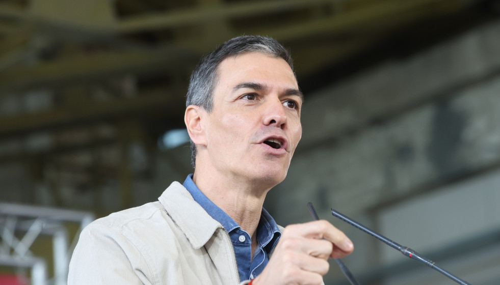 El secretario general del PSOE y presidente del Gobierno de España, Pedro Sánchez.