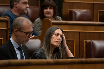 Archivo - La diputada de Junts, Miriam Nogueras.