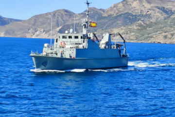 El cazaminas 'Tambre' se integra en la Agrupación Permanente de Medidas Contra Minas de la OTAN