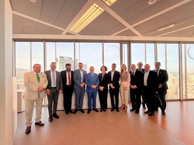 Reunión en Barcelona de miembros de la delegación de Indra Group en Catalunya con representantes del estado de Paraíba (Brasil)