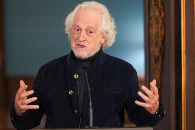 Archivo - El histórico político Alejandro Rojas Marcos en un acto público en el Palacio de San Telmo, sede de la Presidencia de la Junta de Andalucía, en una imagen de archivo