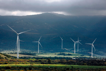 Archivo - Aerogeneradores de Audax Renovables