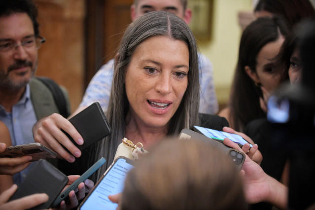 Archivo - La portavoz de Junts en el Congreso, Miriam Nogueras, durante una sesión plenaria en el Congreso de los Diputados, a 16 de septiembre de 2025, en Madrid (España).
