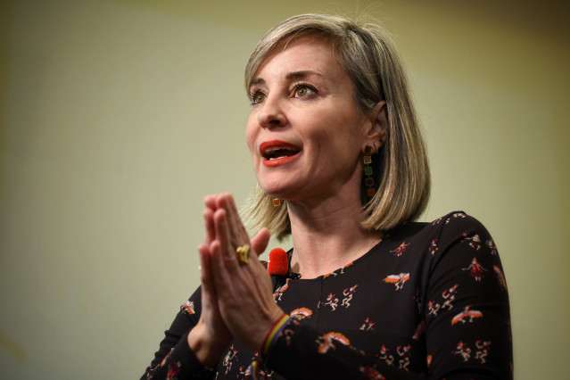 Archivo - La portavoz de Sumar en el Congreso, Verónica Martínez Barbero, durante una entrevista para Europa Press, a 20 de diciembre de 2024, en Madrid (España).