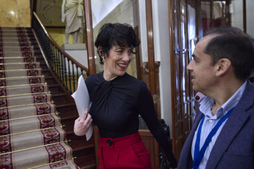 La ministra de Seguridad Social, Inclusión y Migraciones, Elma Saiz, durante una sesión plenaria, en el Congreso de los Diputados, a 26 de febrero de 2026, en Madrid (España).