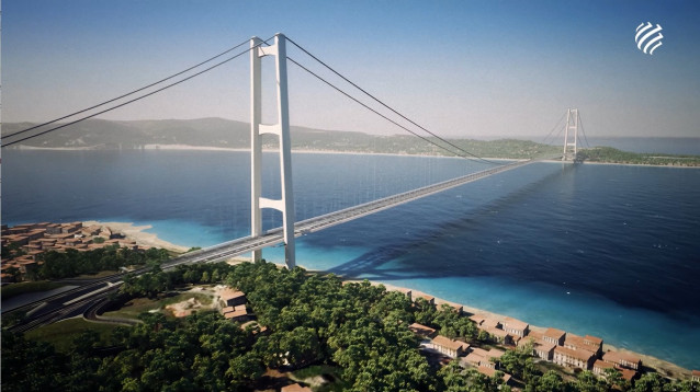 Archivo - Puente de Messina que Sacyr construirá en Italia