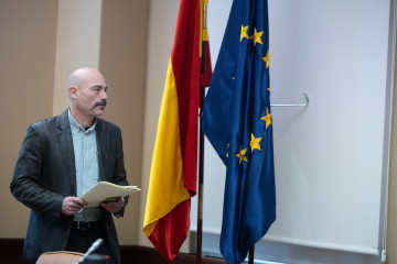 Archivo - El  presidente de la comisión de investigación del Congreso sobre los atentados del 17A, Txema Guijarro.