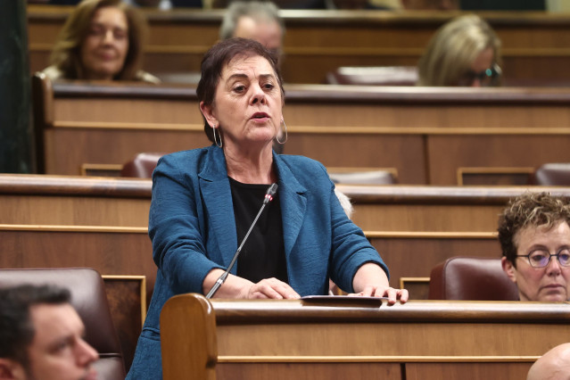La portavoz de EH Bildu en el Congreso, Mertxe Aizpurua