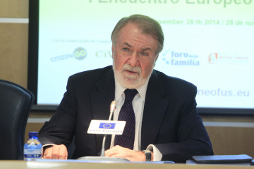 Archivo - El exministro del Interior y exportavoz del PP en el Parlamento Europeo Jaime Mayor Oreja.