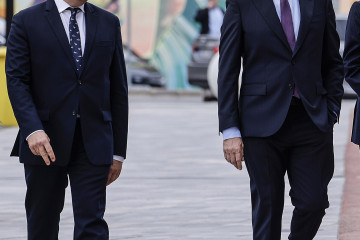 El 'president' de la Generalitat, Juanfran Pérez Llorca, y el líder del PP, Alberto Núñez Feijóo, en una imagen de archivo