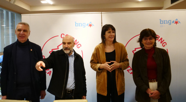 Rueda de prensa del BNG en el Hotel Barceló, en Ourense
