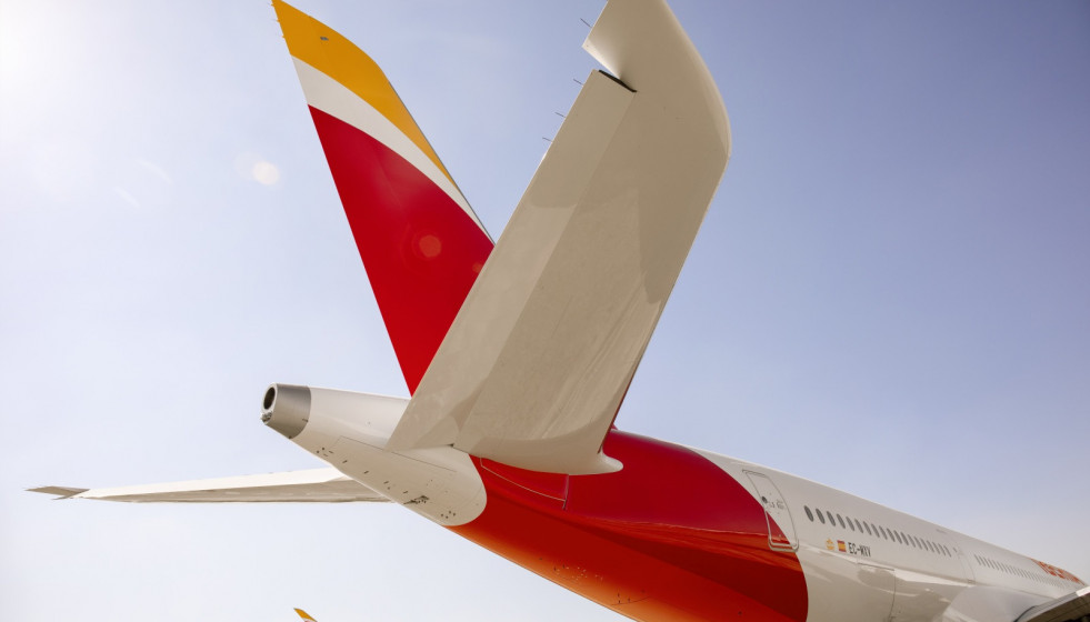 Archivo - Avión de Iberia.