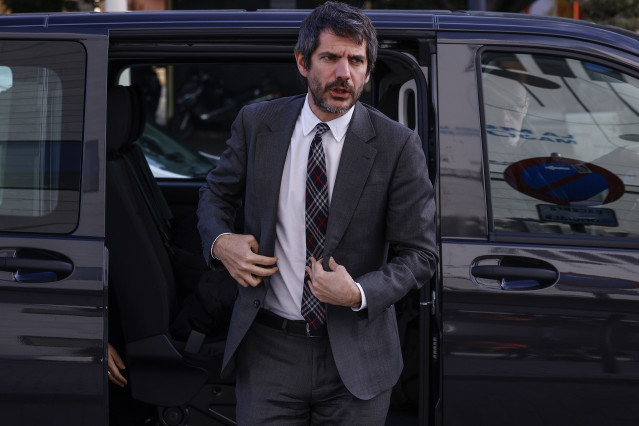 El ministro de Cultura, Ernest Urtasun, durante la presentación del XXXVII Congreso de Librerías València 2026, a 5 de febrero de 2026, en Valencia, Comunidad Valenciana (España).