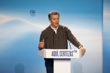 El presidente del Partido Popular, Alberto Núñez Feijóo.