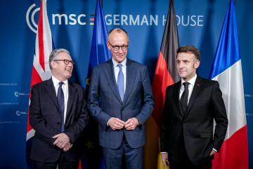 EuropaPress 7327193 13 february 2026 bavaria munich french president emmanuel macron german
