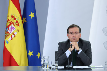 Archivo - El ministro de Asuntos Exteriores, Unión Europea y Cooperación, José Manuel Albares, ofrece una rueda de prensa tras el primer Consejo de Ministros del año, a 7 de enero de 2026, en Madr