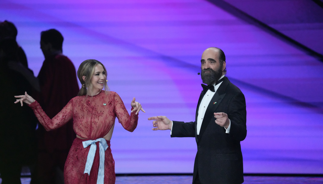 EuropaPress 7328724 presentadores gala rigoberta bandini luis tosar 40 edicion premios goya