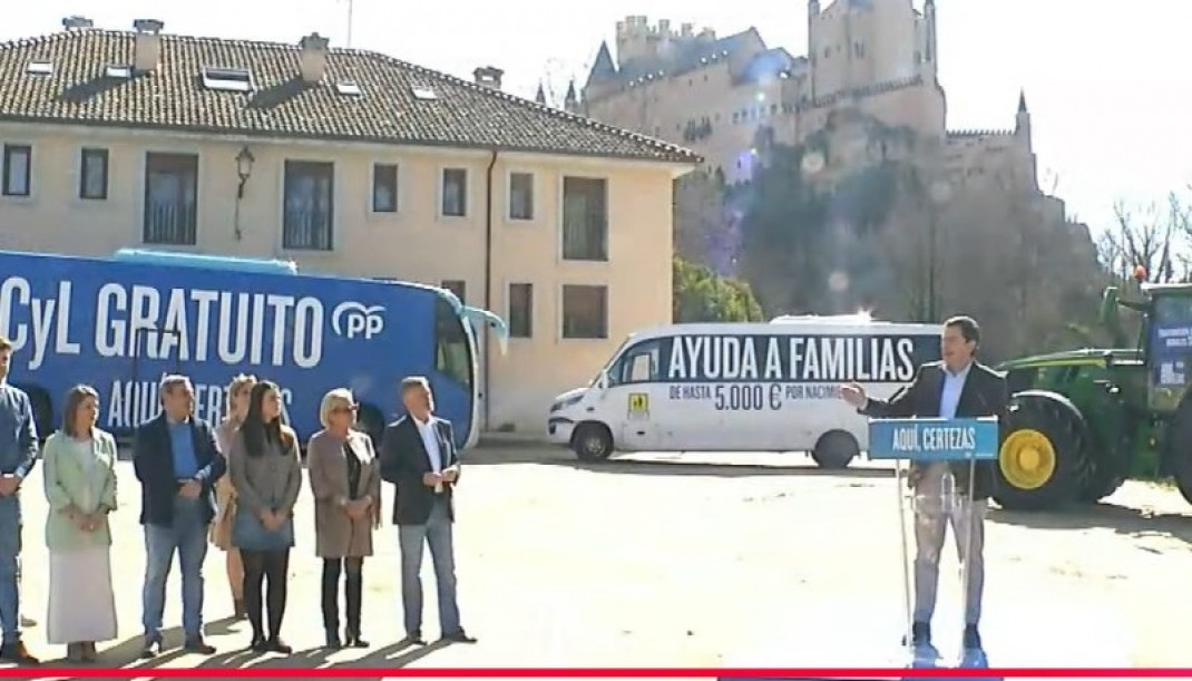 Mañueco en Segovia.