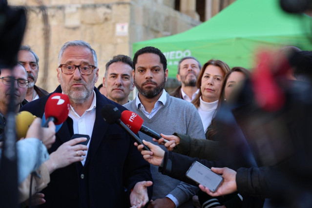 El candidato de Vox a la Presidencia de la Junta, Carlos Pollán