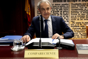 El expresidente del Gobierno José Luis Rodríguez Zapatero comparece ante la Comisión de Investigación sobre el ‘caso Koldo’, en el Senado, a 2 de marzo de 2026, en Madrid (España).