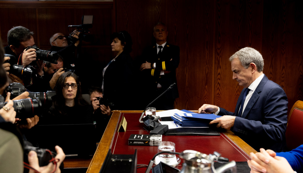 El expresidente del Gobierno José Luis Rodríguez Zapatero comparece ante la Comisión de Investigación sobre el ‘caso Koldo’, en el Senado.