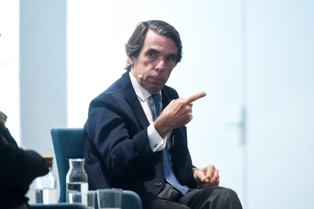 Archivo - El expresidente del Gobierno José María Aznar, inaugura el Master 'Online' de Acción Política, a 7 de noviembre de 2025, en Madrid (España).