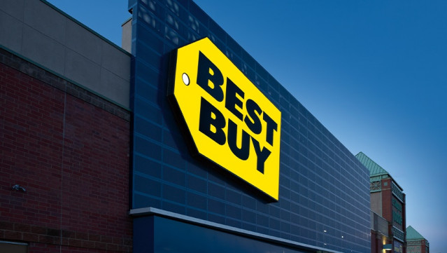 Archivo - Fachada de una tienda de Best Buy.