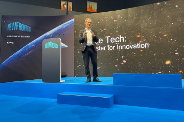 Pedro Duque, presidente de Hispasat.