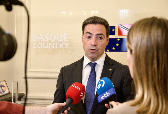 Declaraciones del lehendakari, Imanol Pradales,  en Bruselas