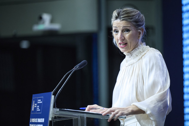 La vicepresidenta segunda y ministra de Trabajo y Economía Social, Yolanda Díaz.