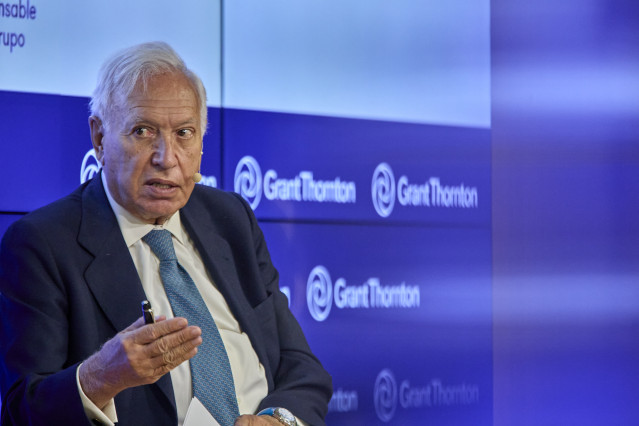 Archivo - El exministro de Asuntos Exteriores José Manuel García-Margallo interviene en la inauguración de las jornadas 