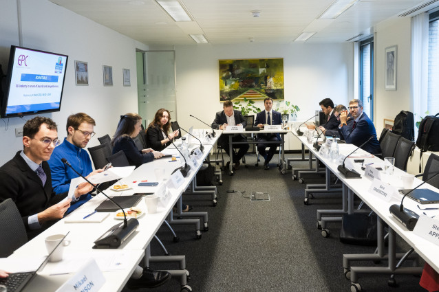 El lehendakari, Imanol Pradales, participa en el evento evento 'European Policy Centre Strategic Dialogue en Bruselas